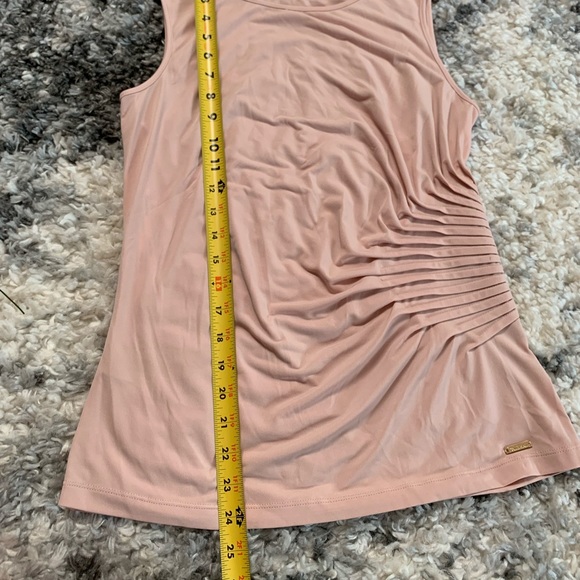 Calvin Klein Light Pink Peach Sleeveless Blouse size Small - Picture 10 of 15